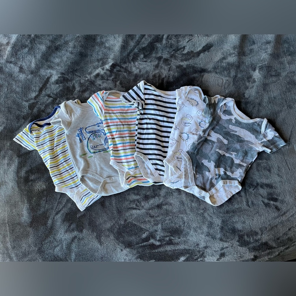 BOY 3-6 Month Assorted Onesies